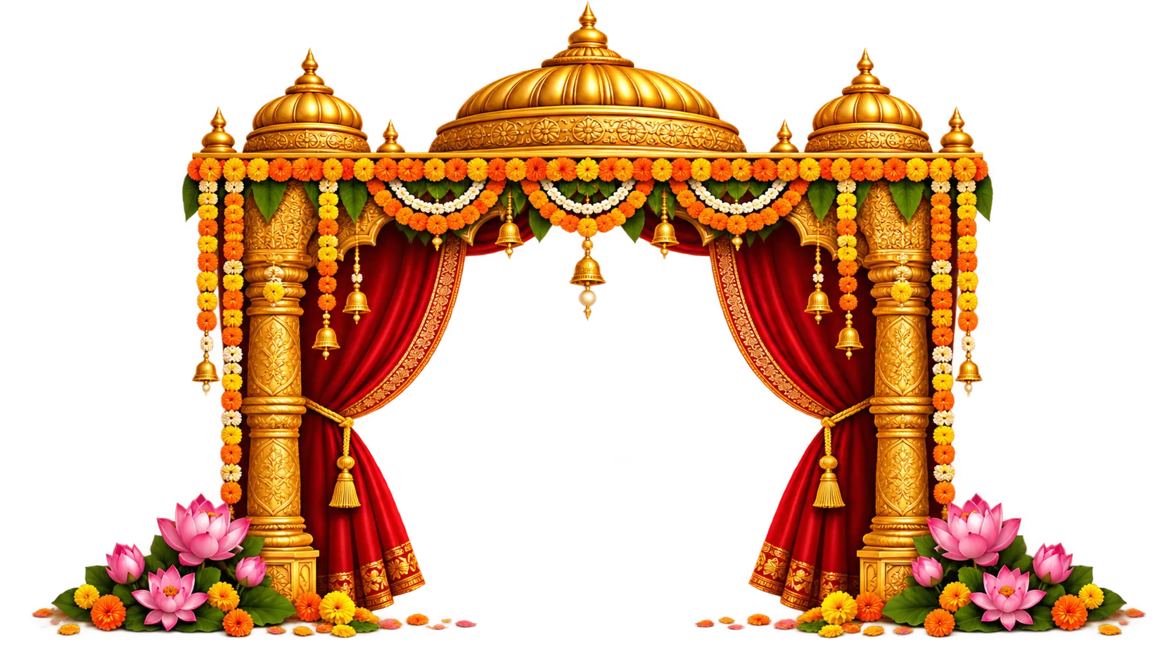 Royal Mandap Backdrop